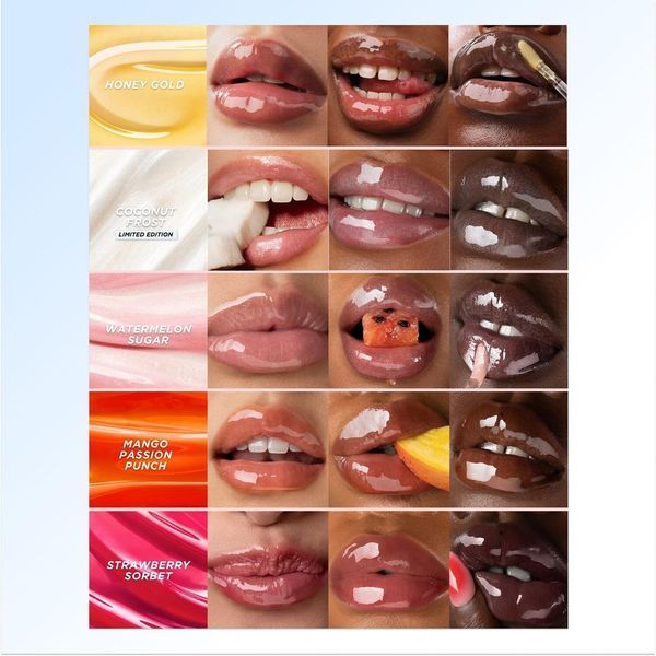 Масло для губ Gisou Honey Infused Lip Oil Coconut Frost 2266625121 фото