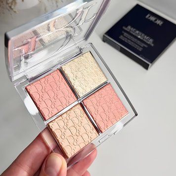 Палетка хайлайтеров Dior Backstage Glow Maximizer Palette 003 Pearly Peach Glow 2752057112 фото