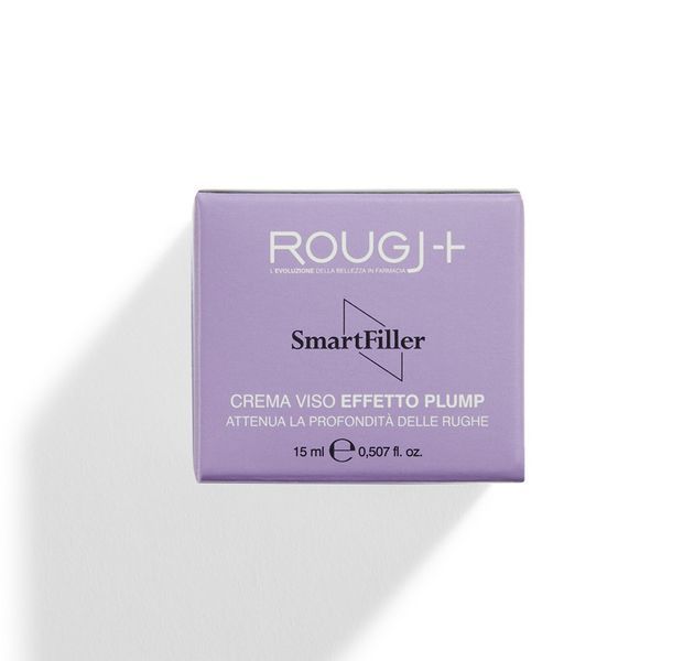 Крем для обличчя ліфтинг з гіалурованою кислотою і колаген Rougj+ Smart Filler Crema Viso Effetto Plump 15 ml  2622964052 фото