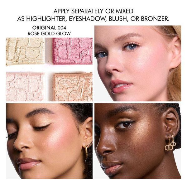 Dior Backstage Glow Maximizer Palette 004 Rose Gold Glow Палетка хайлайтерів 2752059673 фото