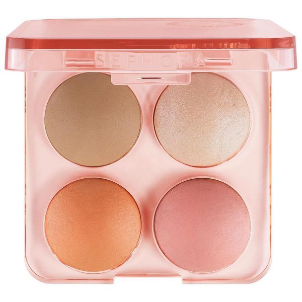 Sephora Collection Colorful Face Bronzer Blush Highlighter Palette 01 Палетка для обличчя 2939456580 фото
