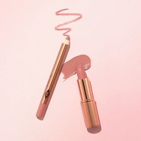 Набор для губ Charlotte Tilbury Mini Lipstick & Liner Set оттенок Pillow Talk Fair 2902500755 фото