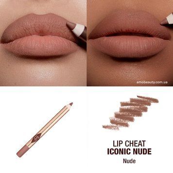 Карандаш для губ Charlotte Tilbury Lip Cheat Iconic Nude 0.8g mini 3024968752 фото