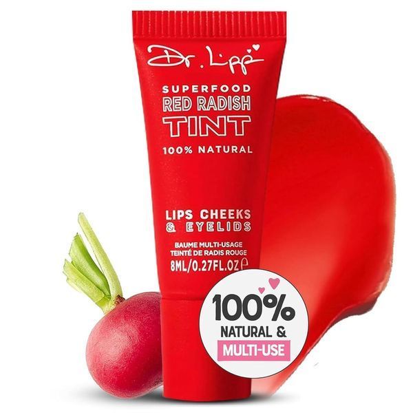 Увлажняющий тинт 4в1 Dr. Lipp 100% Natural Moisturising Colour Lip Tint Red Radish 2554129025 фото