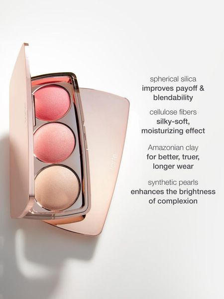 Палетка для лица Tarte Shape Tape Glow Blush Bar Palette (хайлайтер пудра румяна) 2825722523 фото