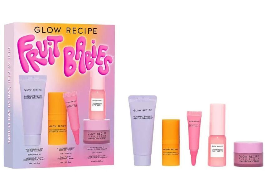Набор по уходу за кожей лица Glow Recipe Fruit Babies Bestsellers Kit 2025 2903474403 фото