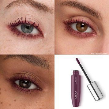 Тушь сливовая Kiko Maxi Mod Colour Mascara 03 2362762795 фото