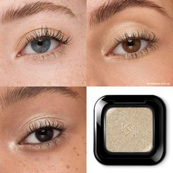 Тени Kiko High Pigment Eyeshadow 55 Light Gold 2683990227 фото