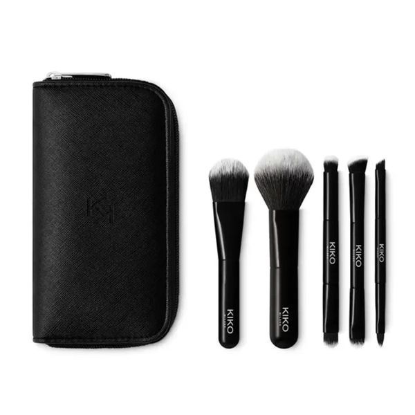Дорожный набор кистей для макияжа Kiko Milano Travel Brush Set 2527136814 фото