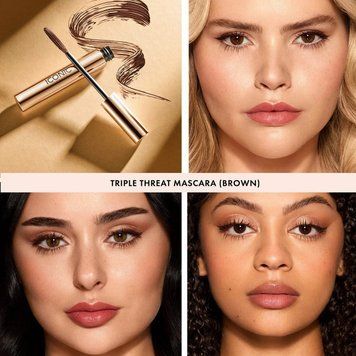 Тушь для ресниц Iconic London Triple Threat Mascara Brown коричневая 2630059793 фото
