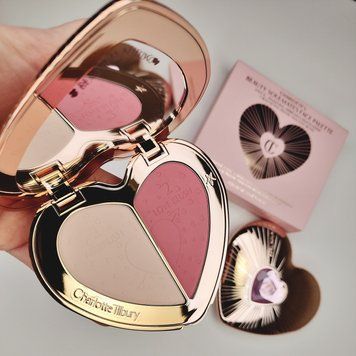 Палетка для макияжа Charlotte Tilbury Pillow Talk Beauty Soulmates Face Palette Flawless Pink (румяна и хайлайтер) 2978912134 фото