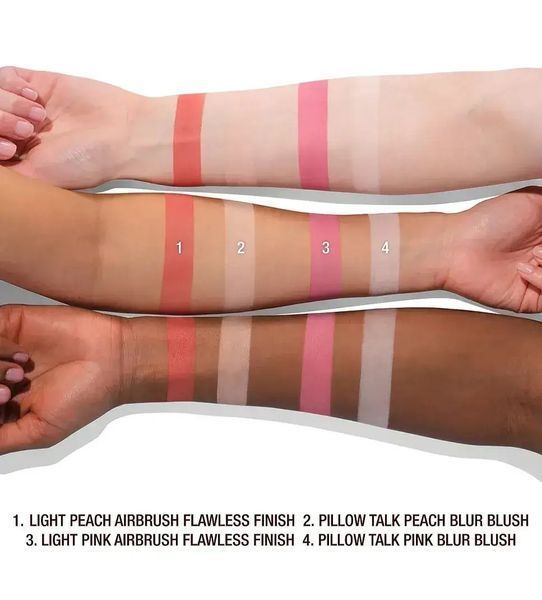 Палетка для макияжа Charlotte Tilbury Pillow Talk Beauty Soulmates Face Palette Flawless Pink (румяна и хайлайтер) 2978912134 фото