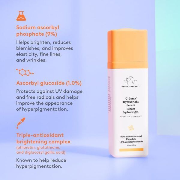 Осветляющая сыворотка с витамином С Drunk Elephant C-Luma Hydrabright Serum 5ml 2593045193 фото