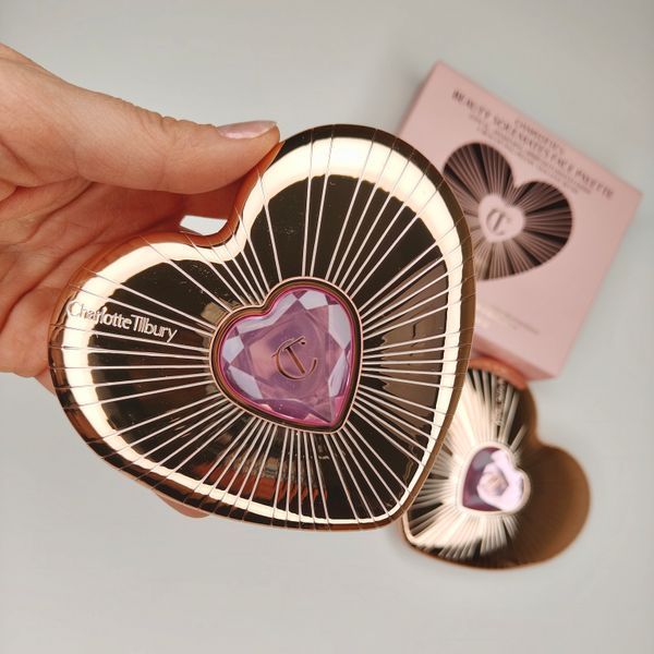 Палетка для макияжа Charlotte Tilbury Pillow Talk Beauty Soulmates Face Palette Flawless Pink (румяна и хайлайтер) 2978912134 фото