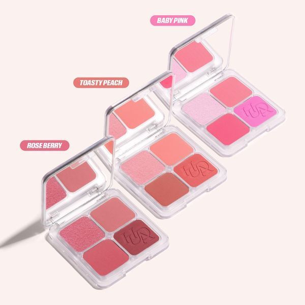 Huda Beauty Blush Filter Blurring Blushlighters Palette Baby Pink Палетка для обличчя рум'яна і хайлайтер 2802865911 фото