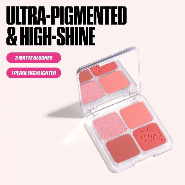 Huda Beauty Blush Filter Blurring Blushlighters Palette Toasty Peach Палетка для обличчя рум'яна і хайлайтер 2802873214 фото
