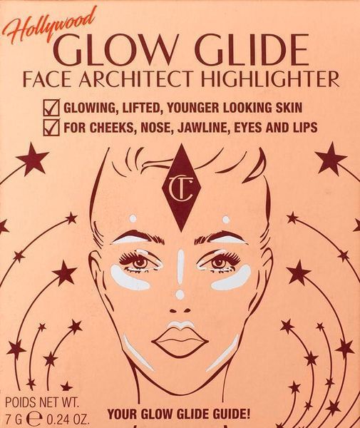 Charlotte Tilbury Hollywood Glow Glide Face Architect Highlighter Pillow Talk Glow Хайлайтер 2849168352 фото