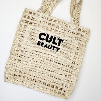 Сумка Cult Beauty Large Raffia-Style Tote Bag 2729426939 фото