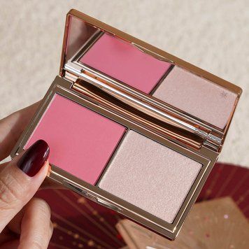 Charlotte Tilbury Hollywood Blush & Glow Palette Fair Medium Палетка для макіяжу (рум`яна і хайлайтер) 2644983803 фото