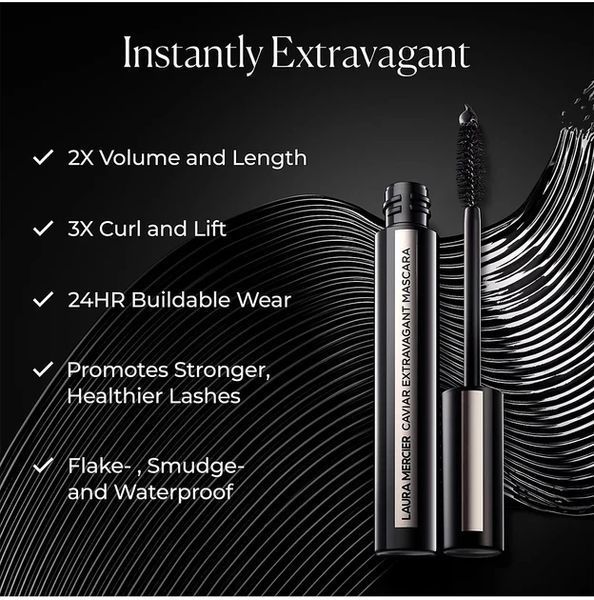 Laura Mercier Caviar Extravagant Mini Black 4.5ml Туш для вій 2788310472 фото