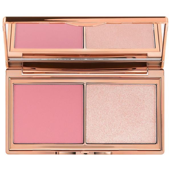 Charlotte Tilbury Hollywood Blush & Glow Palette Fair Medium Палетка для макіяжу (рум`яна і хайлайтер) 2644983803 фото