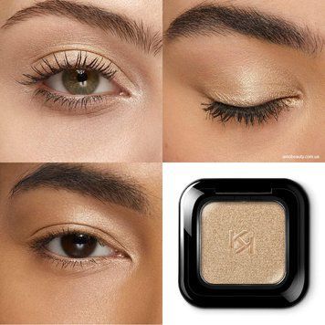 Тени Kiko High Pigment Eyeshadow 02 Mettalic Gold 2606723185 фото