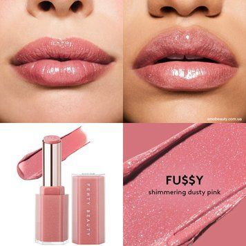 Помада блеск для губ Fenty Beauty by Rihanna Gloss Bomb Stix High-Shine Gloss Stick Fu$$Y&nbsp;Shimmering Dusty Pink 2984250675 фото