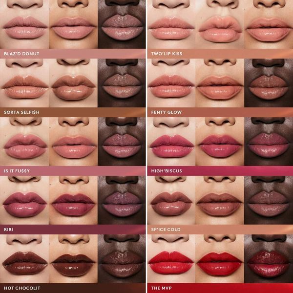 Помада блеск для губ Fenty Beauty by Rihanna Gloss Bomb Stix High-Shine Gloss Stick Fu$$Y&nbsp;Shimmering Dusty Pink 2984250675 фото