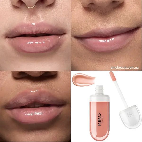 Бальзам блеск для губ Kiko Milano Kissable Lip Volume Plumping Lip Cream 04 Nude Ever 3003677416 фото