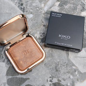 Бронзер Kiko Silky Glow Baked Bronzer 02 2044738885 фото