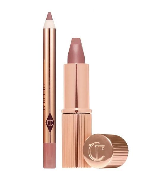 Charlotte Tilbury Mini Lipstick & Liner Set відтінок Pillow Talk Набір для губ 2548153817 фото