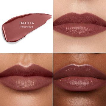 Увлажняющая помада для губ Hourglass Unlocked Satin Creme Lipstick Mini Оттенок Dahlia 318 Rosewood 3033973112 фото